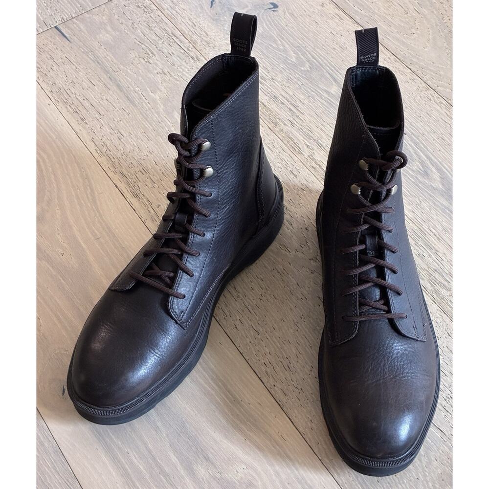 Sorel Hi-Line Lace Mens Dark Brown Waterproof Leather Boots LM6058-205 Size 11